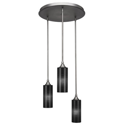 Luminaire suspendu suspendu à 3 lumières Shamar