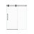 44"-48"W*76" H Frameless Single Sliding Shower Door – 5/16" (8Mm) Clear Tempered Glass, Bypass Design-128960952