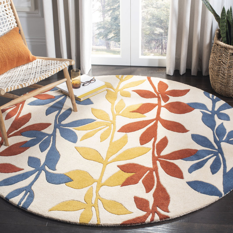 Avayah Soho Hand Tufted Wool And Viscose Floral Rug