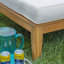 Irma Outdoor Solid Teak Wood Chair with Cushions