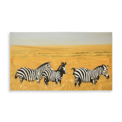 Wildlife Yellow Zebra Tablecloth: Indoor/Outdoor Home Decor