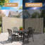 Auvent latéral escamotable 276 "x 71", imperméable et résistant aux rayons UV-919295834-924594555-923856213