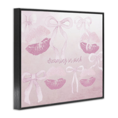 Dreaming In Pink Framed Giclee, design by Kim Allen
