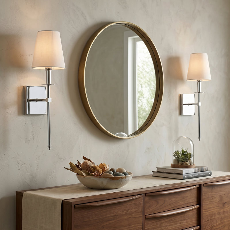 New Britain 1 - Light Dimmable Wallchiere, Chrome