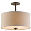 Plafonnier semi-encastré 3 lumières DEL 15 po Winter-714995994-714996004-719134503