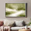 «Modern Modern Green Landscape with Flowing Line Accents», art mural encadré-716957468-716957464
