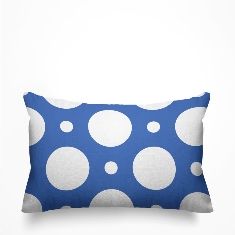 Housse et insert de coussin rectangulaire d'extérieur Fisk, Bleuet des champs
