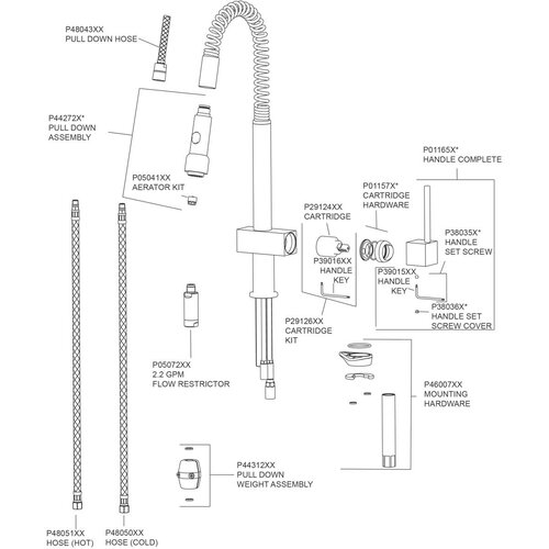 Elkay Avado Pull Down Single Handle Kitchen Faucet & Reviews | Wayfair