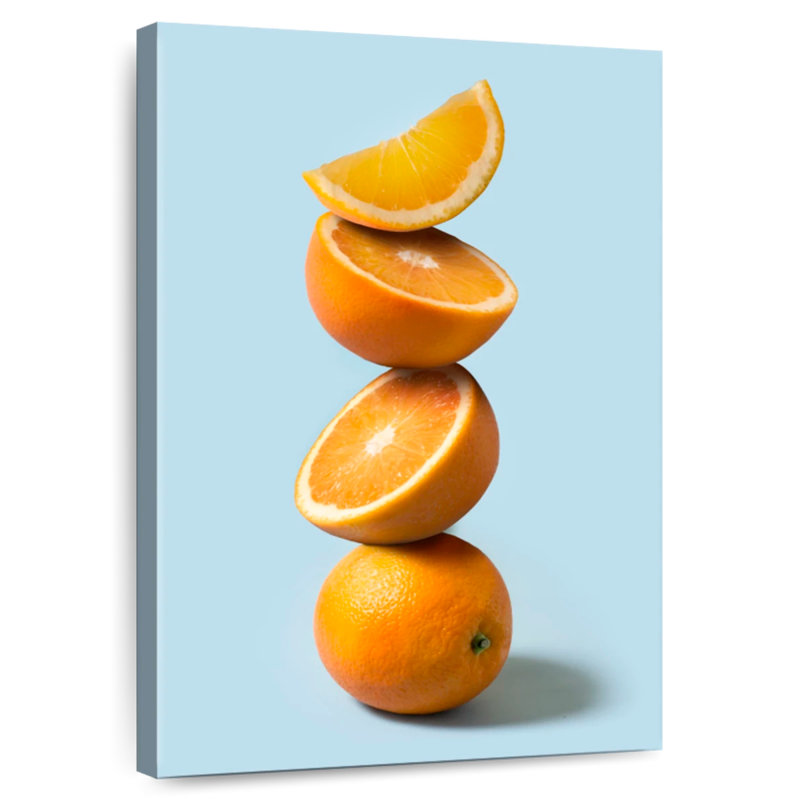 Yarlin Stack Of Oranges, 51" H x 34" W