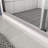 Smooth Sliding Function Tempered Glass Modern Bathroom Bypass Shower Door