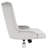 Elise Tufted Vanity Chair with Velvet Armless Cushion Seat, 360 Degree Swivel Chair for Makeup-1907229124