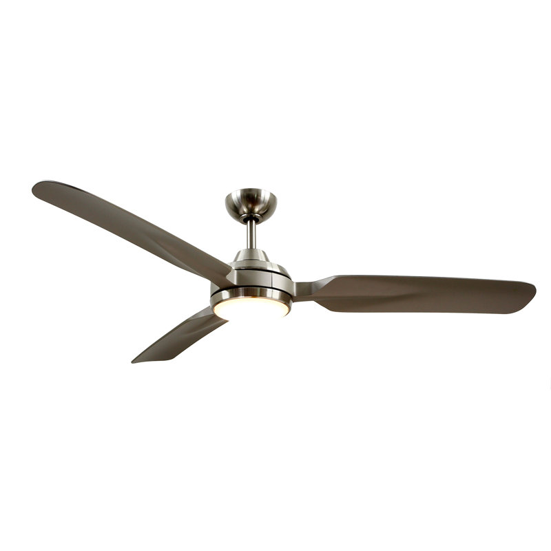Fremont LED Downrod Ceiling Fan, Brushed Nickel