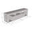 Floating 18" Modern TV Stand with 16-Color LED Lighting, Glass Shelves, Wall-Mounted-1299434863