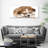 Akita Puppy - No Frame Print on Canvas