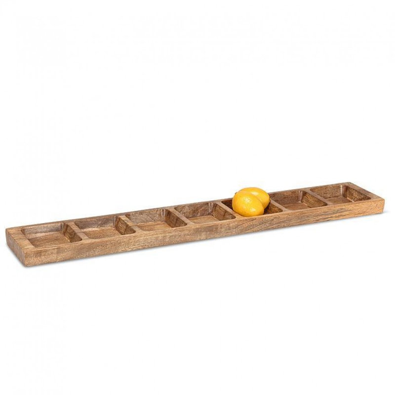 Long Rectangle Divided Tray