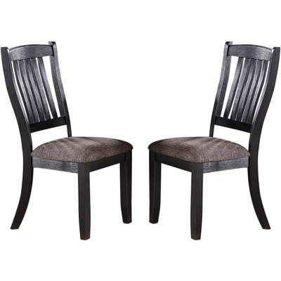 Ensemble de 2 chaises d'appoint en bois Coffee Classic