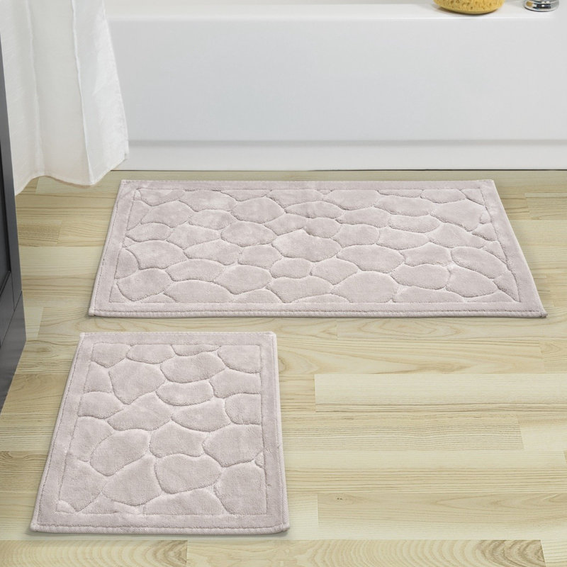Ensemble de 2 tapis de bain Millgrove, Vert menthe