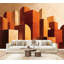 Peel and Stick Papier peint minimaliste moderne, architecture, affiche, Arches, Mid Century, géométrique, peintures murales, 69 po x l 96 po, amovible, papier peint mural en PVC, auto-adhésif, pour chambre, salon, bureau à domicile-131563318