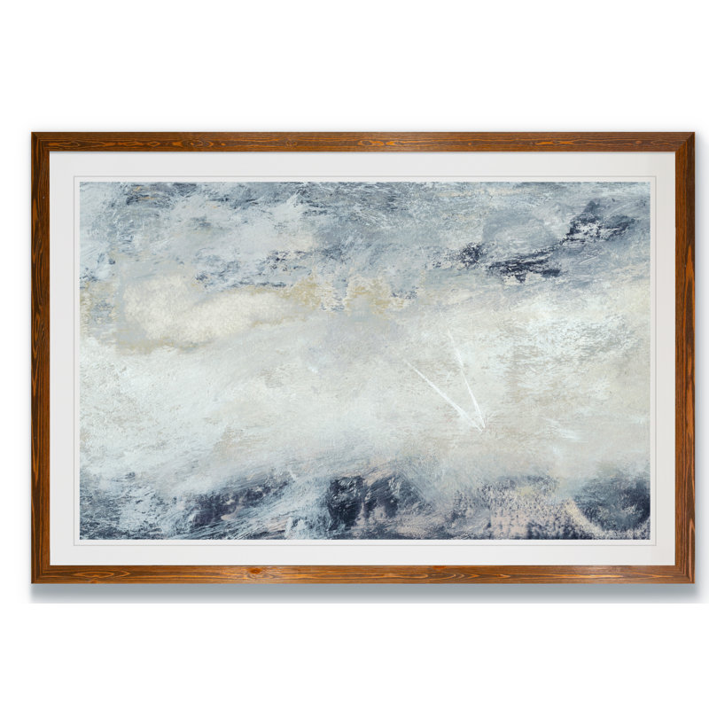 « hushed v » par paul cezanne-cadre photo, reproduction d’art, H 22 po x l 30 po x P 2 po, Impression encadrée, érable