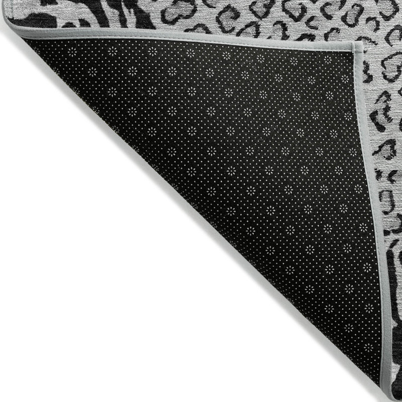 Tapis intérieur lavable rond 8 po