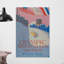 « olympique bobsled run », affiche rétro sur toile tendue-26129603