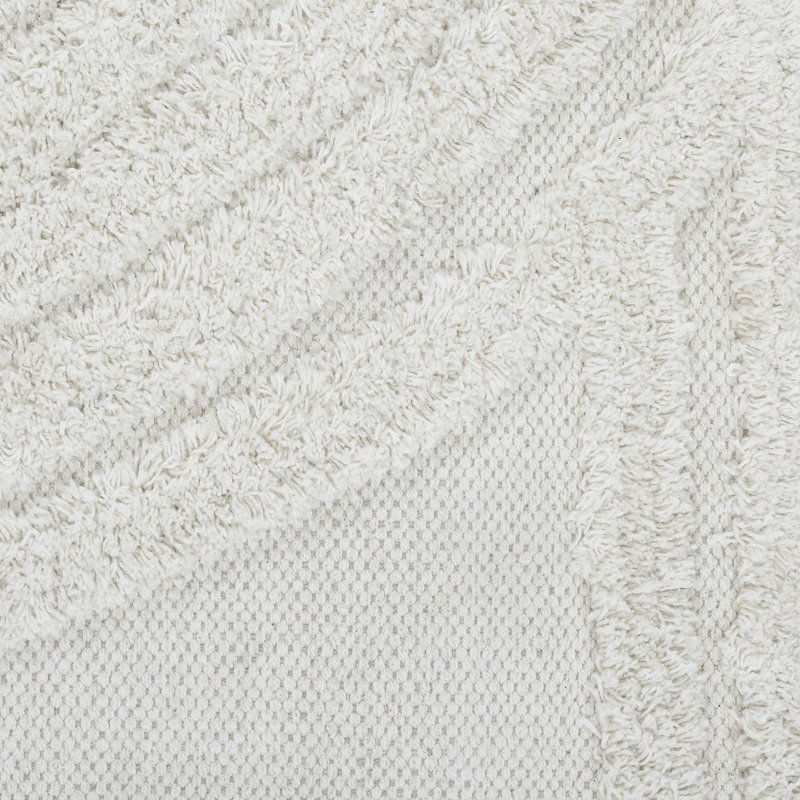 Tapis rectangulaire en coton Caiddie, Rectangle 8 pi x 10 pi