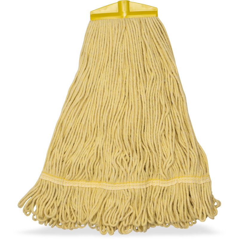 Mélange de synthé à extrémité bouclée de haute qualité avec filetage Acme, Jaune