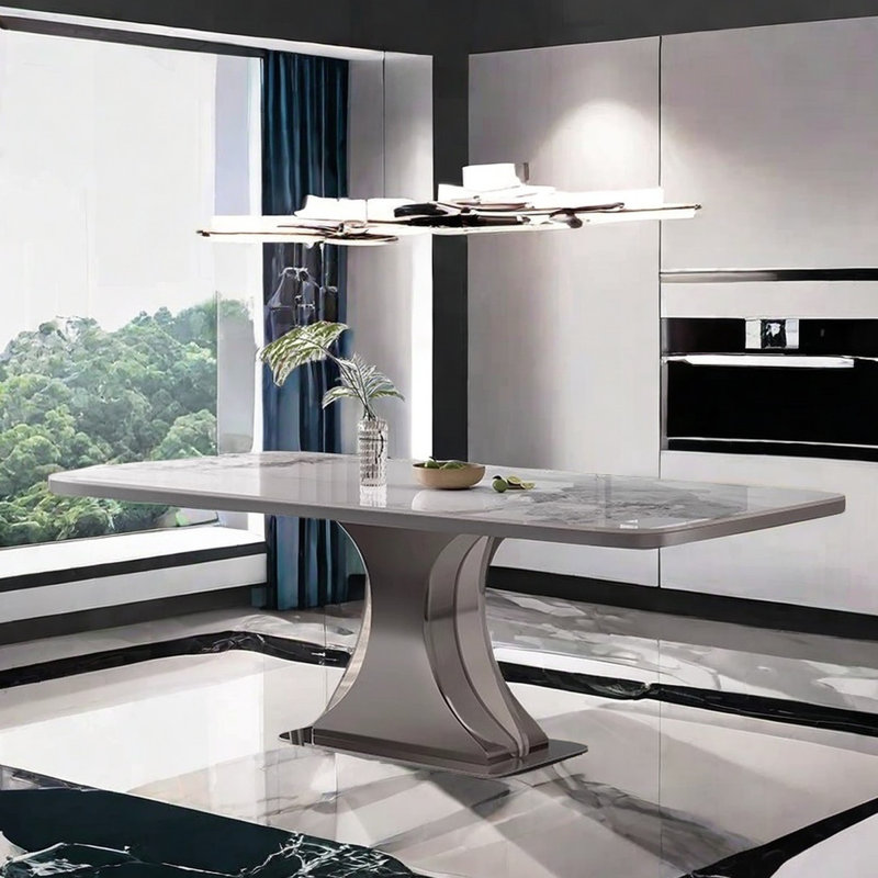 Table d'appoint moderne et minimaliste, H 29,5 po x L 78,7 po x l 35,4 po