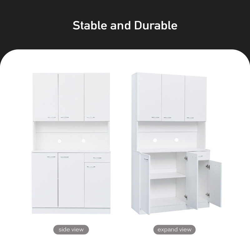 Armoire Bocar, Blanc