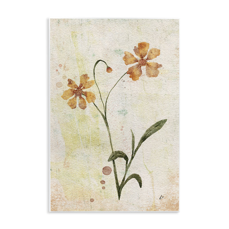 «Ceropsis Flower Sprig» par Lydia Orange, H 15 po x l 10 po