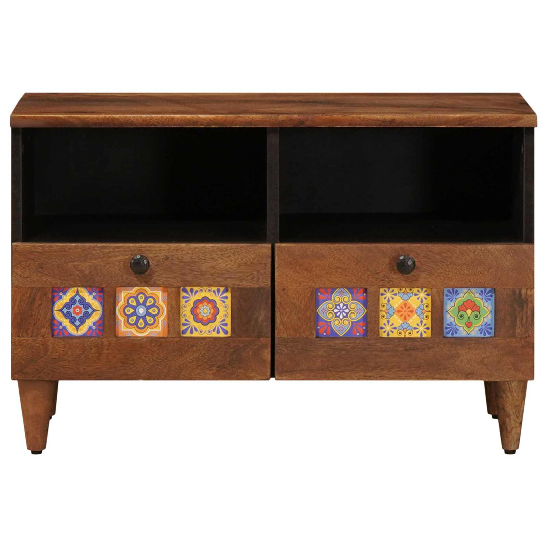 Solid Wood Coffee Table with Storage