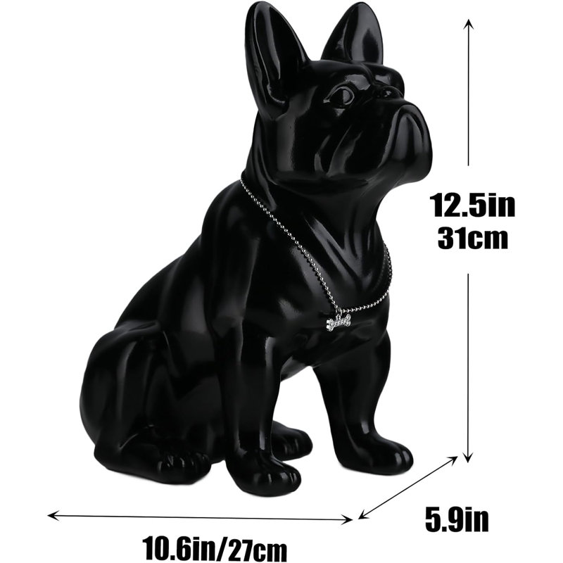 Statue bouledogue français