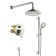 2-Function Retro Pressure-Balanced Complete Shower System (Rough-in Valve Included)