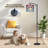 Arc Floor Lamp Romantic Dolphins Swimming Heart Shaped Water Splash Pink Floor Lamps with Remote LED Lights Adjustable Lamp Shades Tall Standing Lamps for Reading Office Living Room