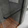 60 in. W x 70 in. H Double Sliding Framed Shower Door with Tempered Glass