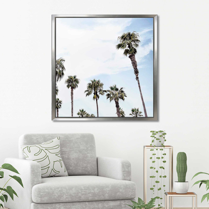 Laguna Beach II par Natalie Carpentieri - photographie, H 21,5 po x l 21,5 po x P 2 po, Cadre flottant argent