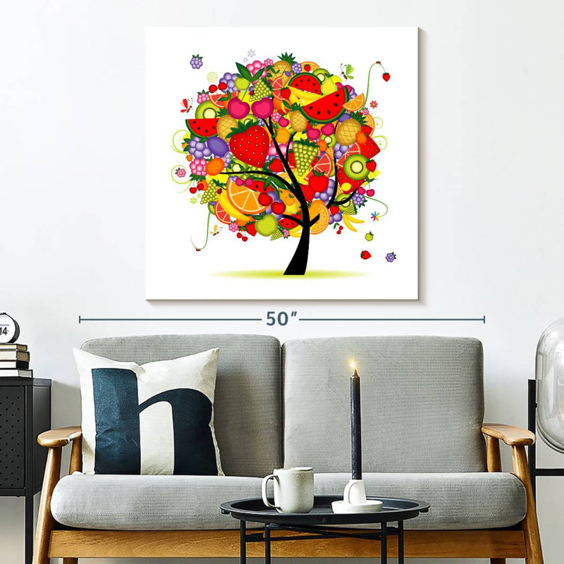 Harnek arbre de fruits abondants, H 33 po x l 33 po