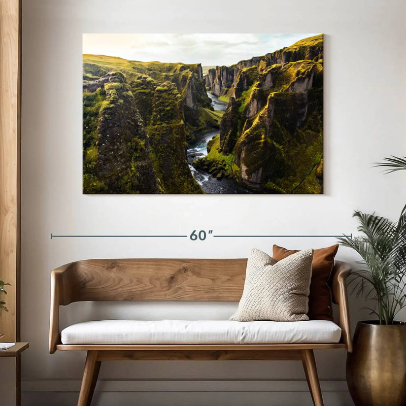 Kavia, Fjadrargljufur Canyon, Islande, H 32 po x l 48 po