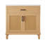 Meuble-lavabo avec lavabo, meuble-lavabo avec 2 portes à fermeture douce et 3 tiroirs, meuble-lavabo autoportant avec pieds en bois massif, meuble-lavabo moderne avec rangement
