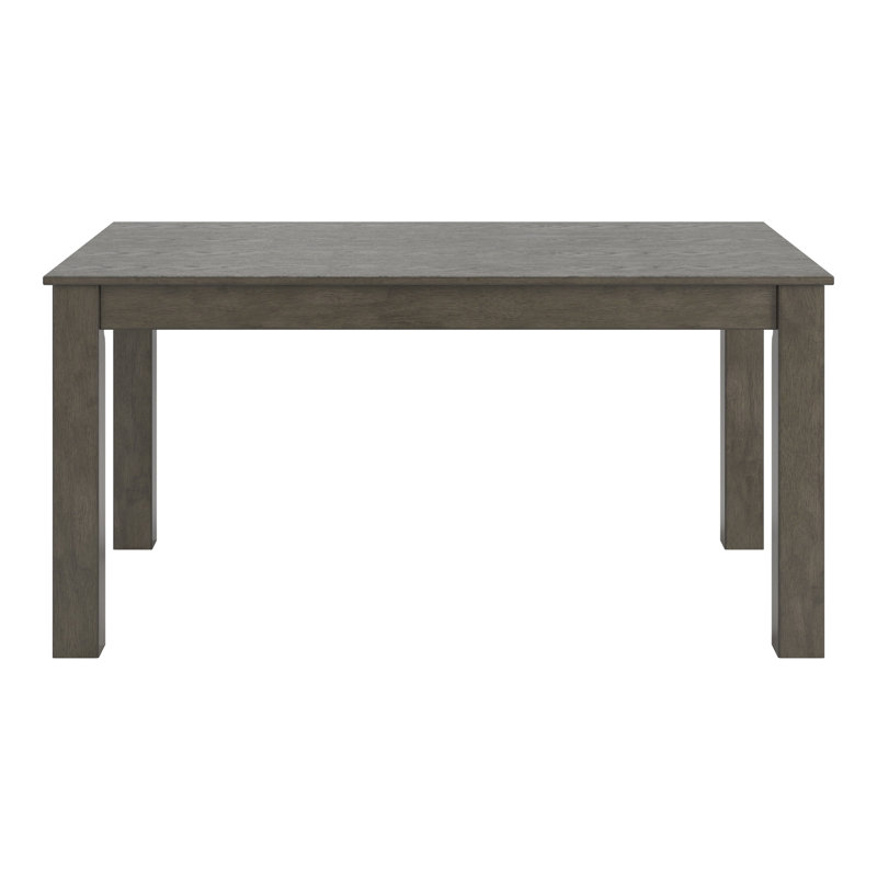 Cipolla Shinn 60" Wood Finish Parson Dining Table, Gray