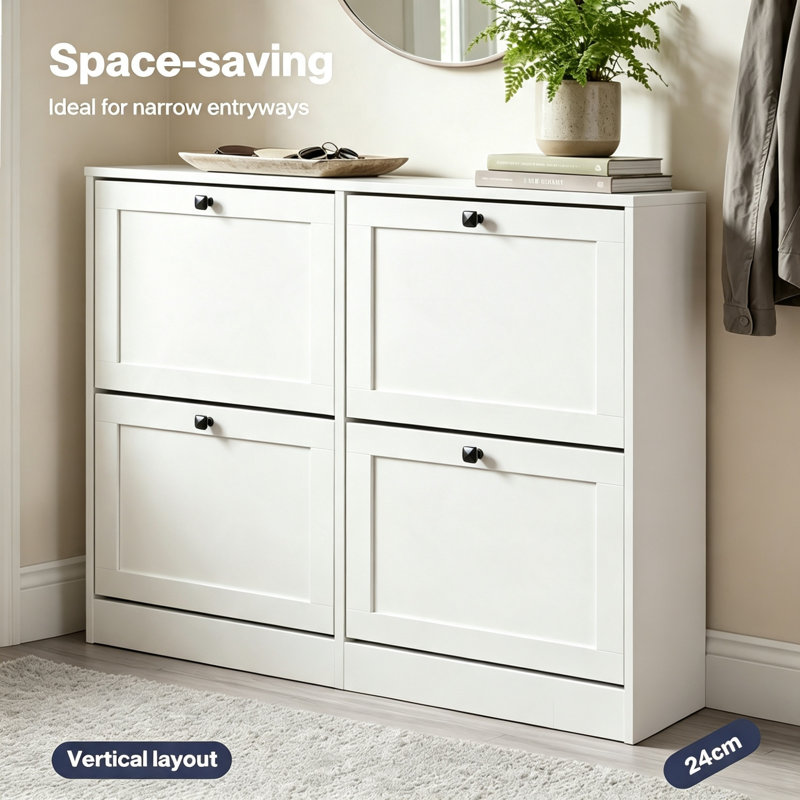 20 Pair Shoe Storage Cabinet