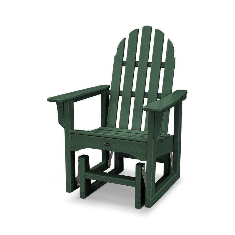 Cape Cod Adirondack Glider Chair, Rainforest Canopy