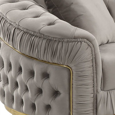 Valorie 92'' Velvet Sofa