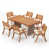 Teak/Brown Wicker