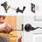 Passage Door Lever with Round Rosette-43663652