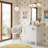 French Style 20-Inch Bathroom Vanity With Ceramic Sink With Soft-Close Door & Half-Moon Handle & Adjustable Shelf-1708614788