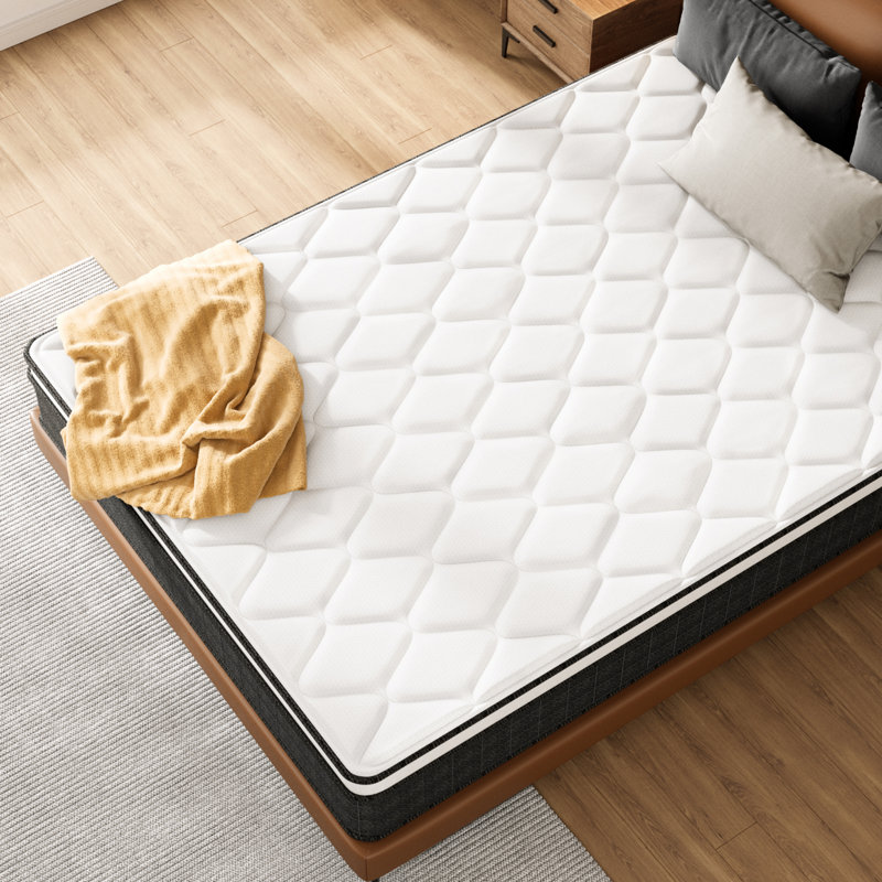 Matelas grand blanc 12 po