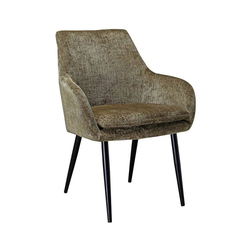 Chaise d'appoint Chrissy, Pierre chenille