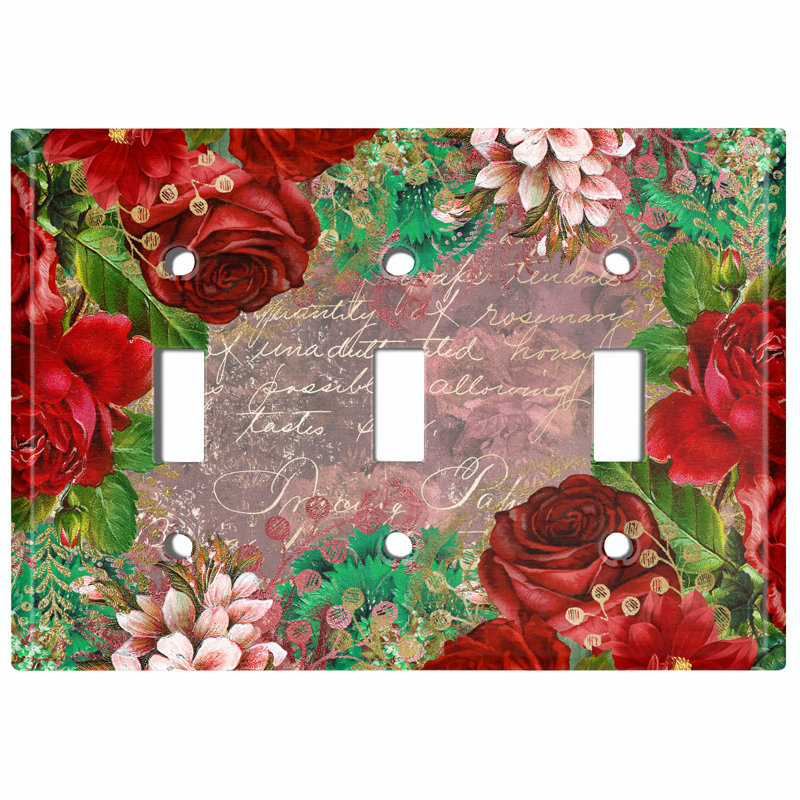 Plaque murale à 3 lumières en métal