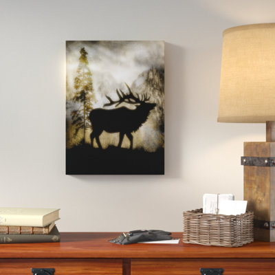 « mystic elk », reproduction d’impression sur toile tendue